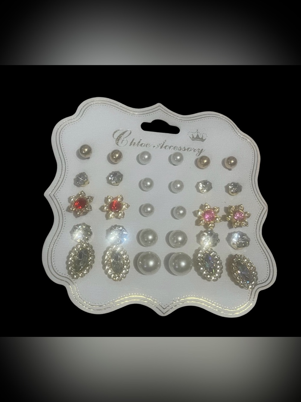 12 PC Multi Fashion Earrings